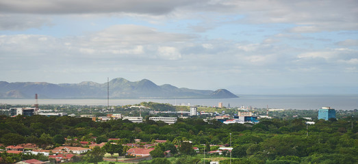 Poster - Managua city in bright sunny day