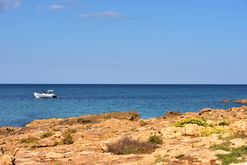 Poster - beach (cala mosche) in one of the most beautiful beaches of Sicily, in the Vendicari Natural Reserve syracuse italy