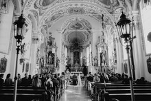 Wedding At A Catholic Church In Germany