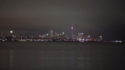 Sticker - Toronto Skyline at Night