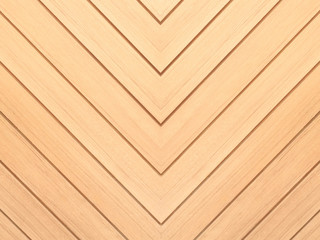 Poster - Brown wood background. Chevron natural oak floor pattern texture.