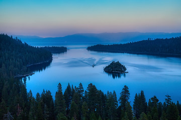 Wall Mural - Emerald Bay and Fannette Island at Sunset