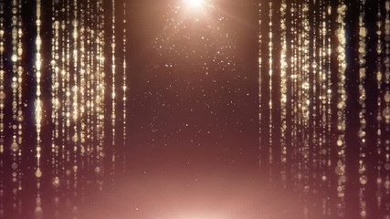 Wall Mural - awards golden lights background