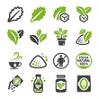 © supanut - stevia icon set,vector and illustration