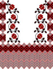 the stylized ethnic ornament 