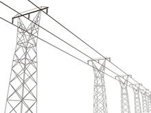 Electrical Towers With Wires