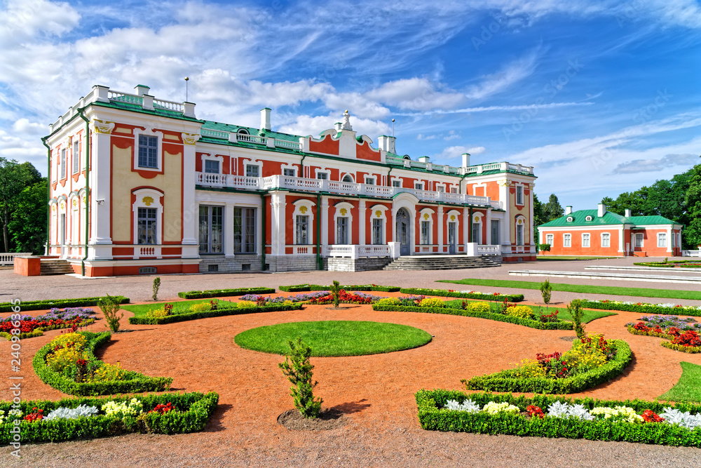 Obraz na płótnie Schloss Katharinental, Tallinn, Estland w salonie