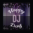 © Rasveta - Holiday greetings illustration World Day DJ. illustration for you. Modern fashion trend design.