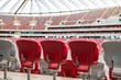 Krzesełka na stadionie piłkarskim, Warszawa, Polska