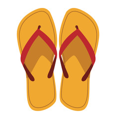 Wall Mural - flips flops icon