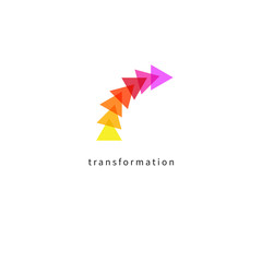 transformation, evolution, development icon