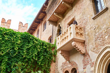 Romeo And Juliet Balcony In Verona, Italy