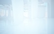 © SERGEYMANSUROV - White smooth abstract architectural background. 3D illustration and rendering