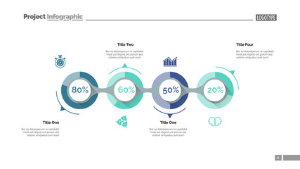 Poster - Business goal achievement slide template. Business data. Graph, diagram, design. Creative concept for infographic, report. Can be used for topics like stages, statistics, performance
