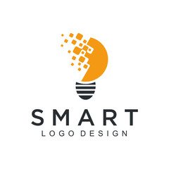 Poster - Smart Logo Concept Vector. Lightbulb Icon Design and business card template - Vector