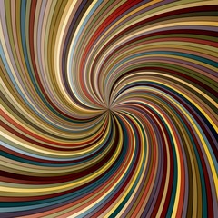 Wall Mural - Colorful Swirling radial vortex background	