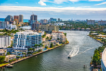 Intracoastal Waterway In Fort Lauderdale, Florida, USA