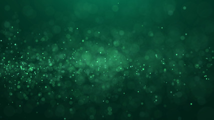 Poster - Dust particles. Abstract background of particles. 3d rendering. Dots background. Futuristic digital dots background