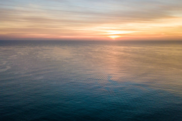 Sunrise over the ocean