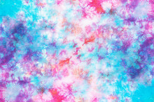 Colorful Tie Dye Pattern Abstract Background