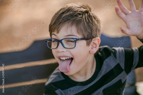 School tongue muscle glasses