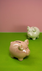 An economy based on the theme of piggy banks