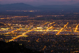 Fototapeta  - This photo was shot high up on the hill overlooking christchurch city of new zealand.