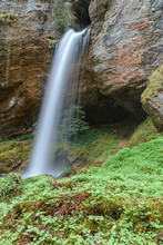 Waterfall In Kakueta Canyon, Aquitaine, France