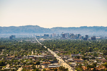Fototapete - Phoenix Arizona skyline