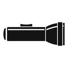 Poster - hand flashlight icon. simple illustration of hand flashlight vector icon for web design isolated on 