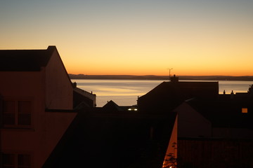 Wall Mural - Sunset over the Sea Loch 4