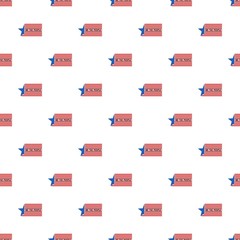 Sticker - Constitution day we usa people pattern seamless vector repeat for any web design