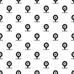 Poster - Web camera pattern seamless vector repeat geometric for any web design