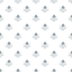 Poster - Eco leaf pattern vector seamless repeat for any web design