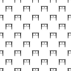 Poster - bed side table pattern seamless vector repeat geometric for any web design