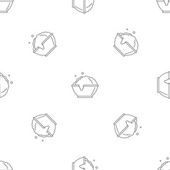 Poster - Laundry bubble icon. Outline illustration of laundry bubble vector icon for web design isolated on white background