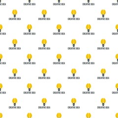 Poster - Mental creative idea pattern seamless vector repeat for any web design