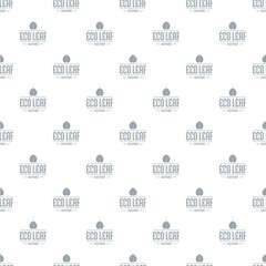 Poster - Eco organic pattern vector seamless repeat for any web design