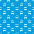 © ylivdesign - Festival stall pattern vector seamless blue repeat for any use