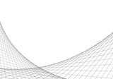 Fototapeta  - abstract lines net network vector strange shapes full editable stroke	
