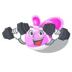 Sticker - Fitness shoes baby in the shape cartoon