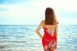 © venerala - girl standing by the sea