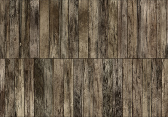 Wall Mural - wooden plank floor