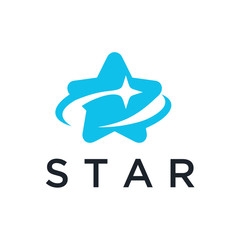 Poster - abstract star logo icon design template elements