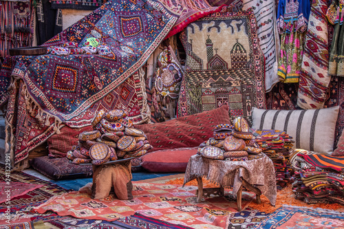 Cappadocia Turkei In Einem Teppichladen In Kappadokien Werden