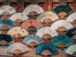 a selection of japanese fan