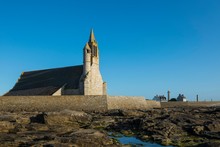 Chapel At The Sea, Notre Dame De La Joie, Penmarc'h, Finistere, Brittany, France, Europe