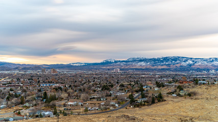 Wall Mural - Reno Nevada cityscape.