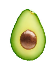 Canvas Print - Avocado isolated on a white background