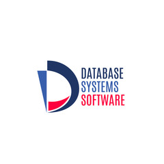 Fototapete - Database systems software sign
